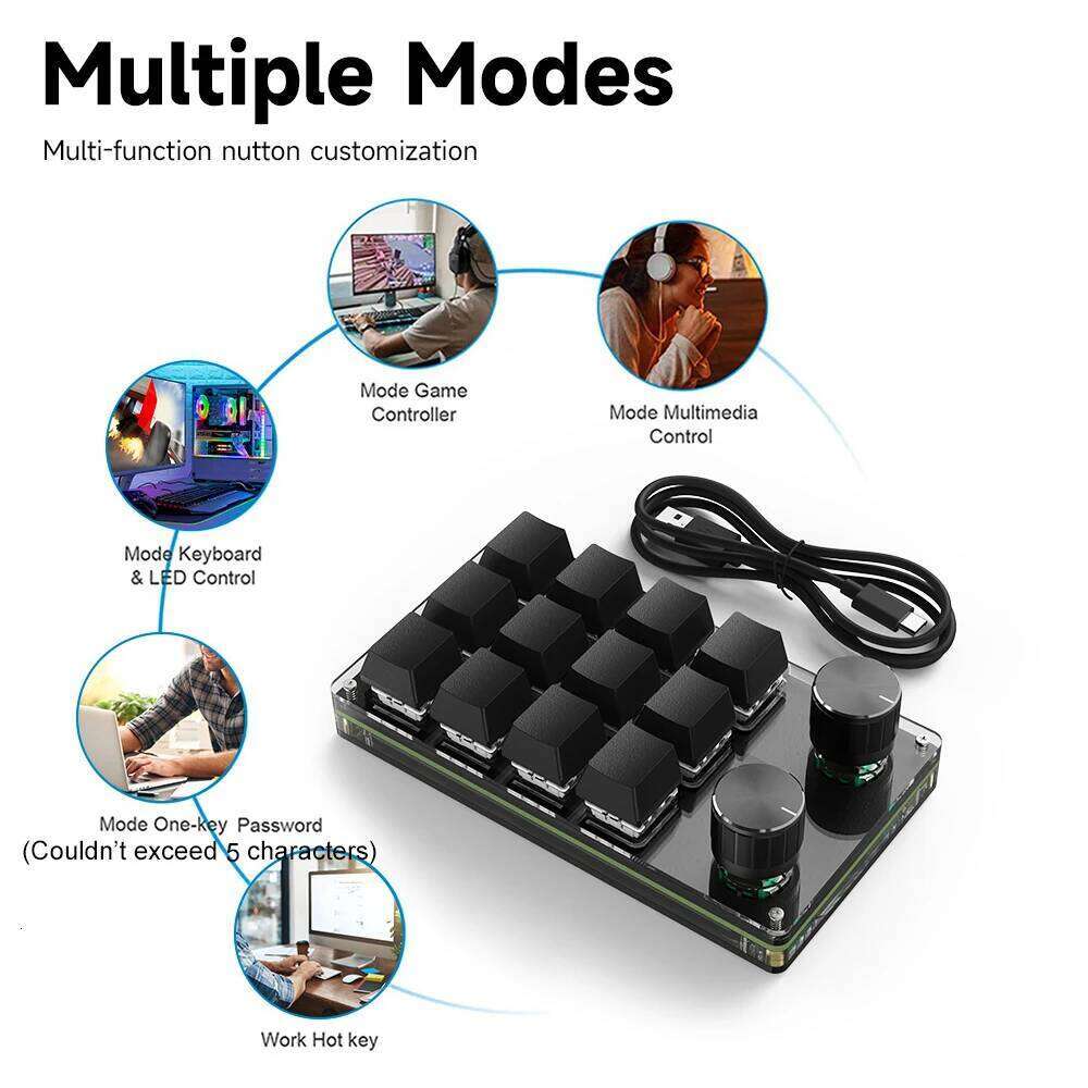 Designer Brand USB Volume Buttons Knob Programming Ro Games Hot Swap Mechanical Red Switch BT Keyboard