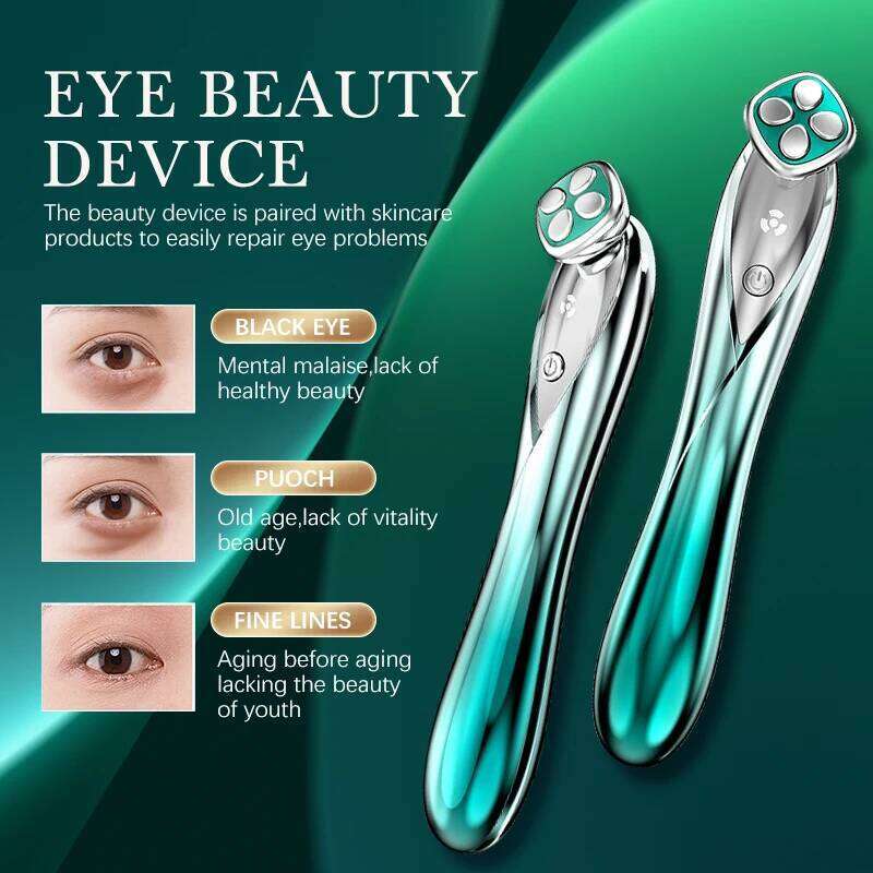 Eye Massage Device Skin Firming Microcurrent Removing Wrinkles Fine Lines Revitalizing and Anti Aging Beauty Instrument