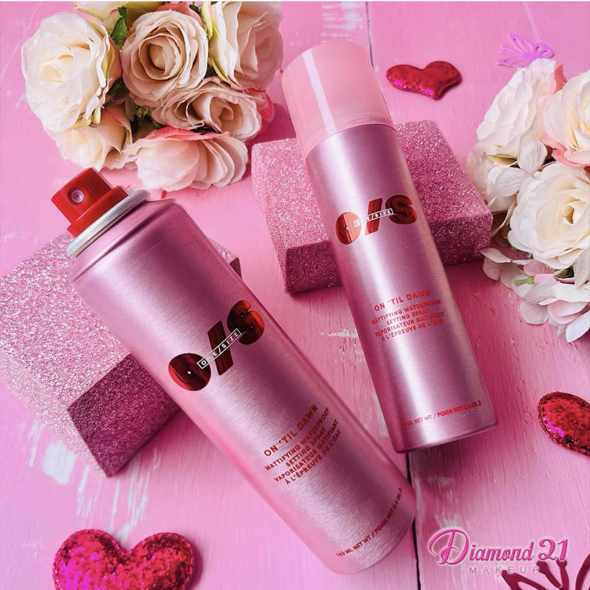 Makeup ONESIZE Mattifying Waterproof Setting Spray Matte 46ML and 143ML Lasting Foundation Primer Spray High quality fast free shipping