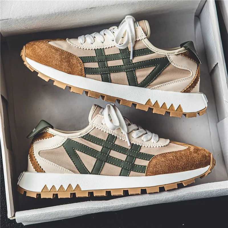 Sports solid color fashionable white casual sports mens platform anti slip running shoes Zapatillas De Decorte Y250326