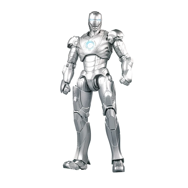 Action Figures Toy Fondjoy The Avengers Marvel Iron Man MK2 Authentic Assemble Toy Iron Man Model 15cm ABS Material 1/12 Scale Action Figures Toy Boy 