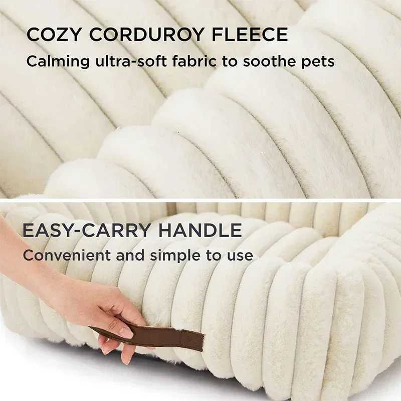 Winter Warm Pet Nest Sofa Soft Dog Bed for Kitty Cats Removable Washed Small Breed Dog Bed Non Slip Fashion Soft Dog Accessories C251101