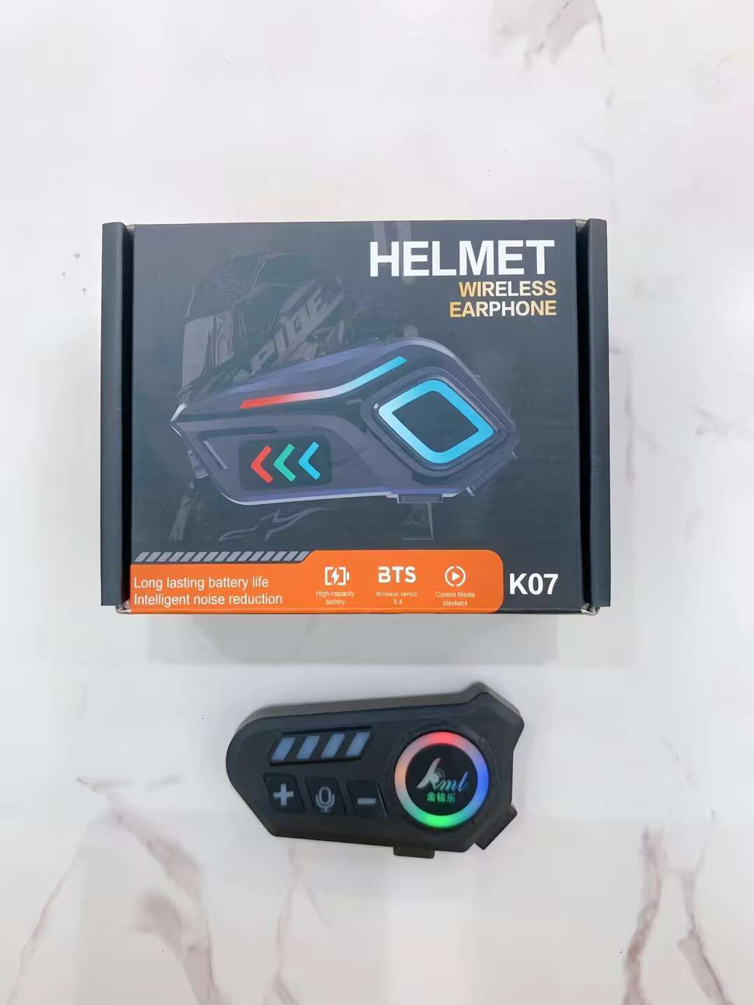 K07 Earphone Helmet nical Cool Headphones Transparent Mini Wireless Headset Student Portable TWS
