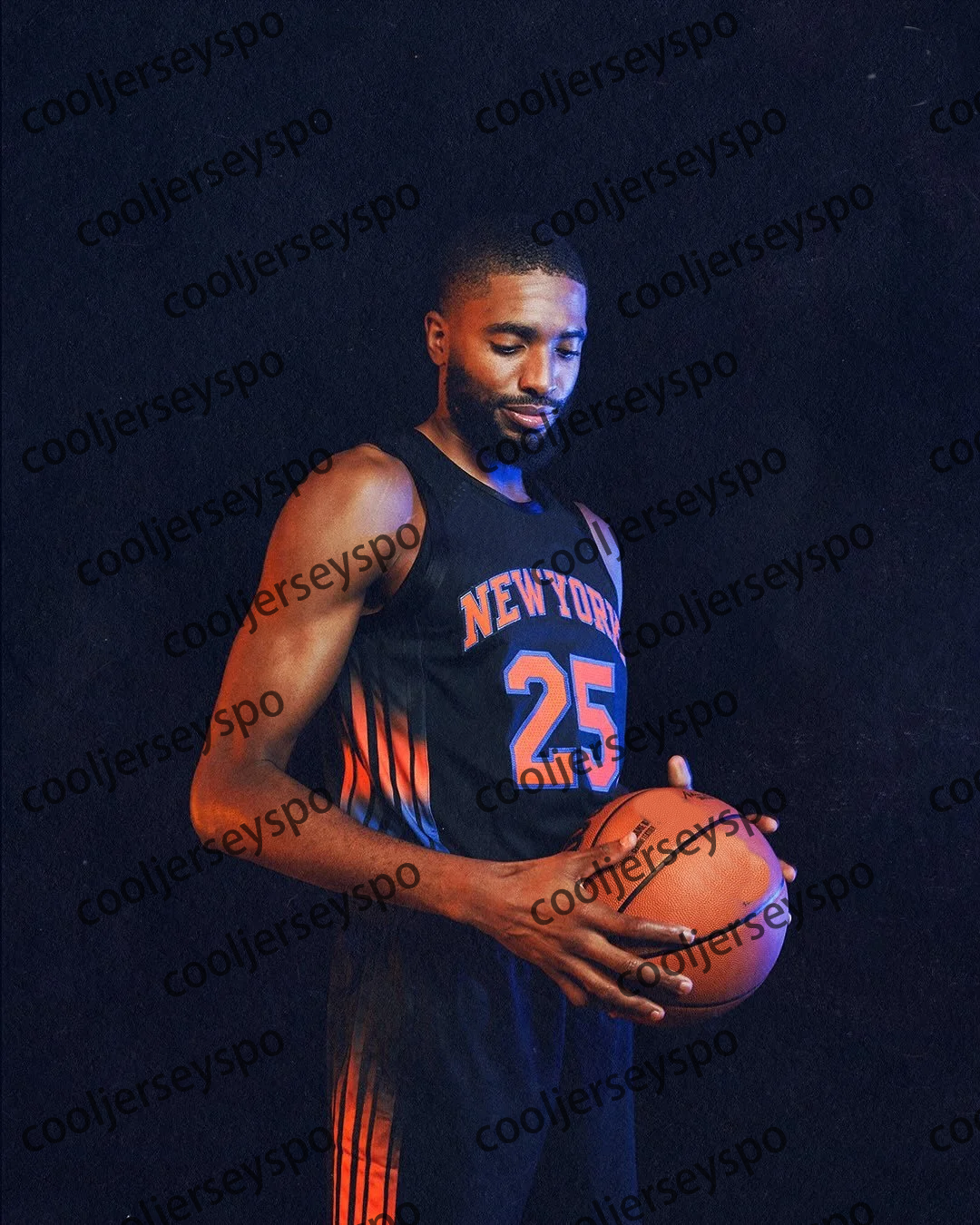 Custom 2025-26 Basketball Jersey Jalen Brunson Anunoby Towns Bridges 100% Stitched Embroidered