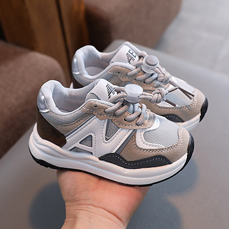 Kids Shoes kids sneakers sports Black and white For Boys Girls Toddler Sneakers White Grey Casual Fashion Children Outdoor Shoes Sizes 21-36 K0030