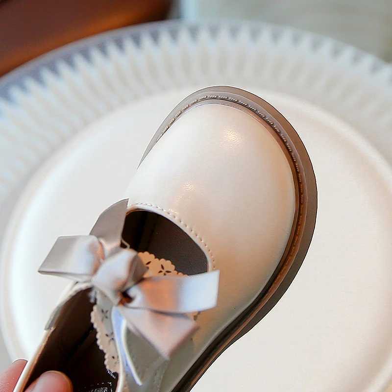 Girl Shoes Children Leather Shoes Black Soft Sole Versatile Princess Shoes Mary Janes Shoe Kid Shoe for Girl T251101