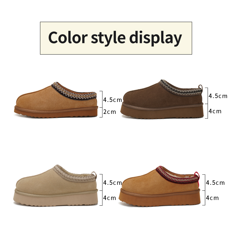 D.Hive Free shipping fur slippers for women, fashionable and versatile all-in-one fur boots, winter new style, one-foot warm cotton slippers, a size s