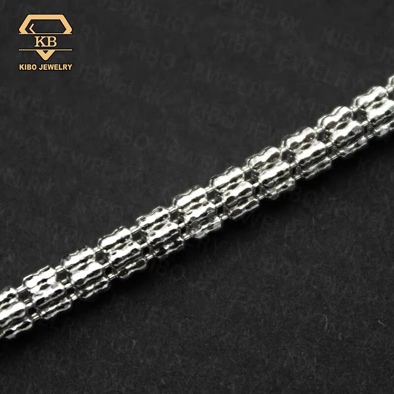 Moon Ice Chain Shiny Iced Out Silver 925 18K Gold Plated Wholesale S925 Fashion Necklaces Chains for Mens Bracelet Jewelry