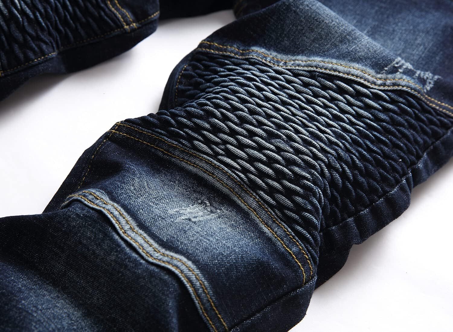 Mens Jeans Designer Jeans For Men Jeans Mens Classic Zipper Rider Regular Edition Elastic Jeans