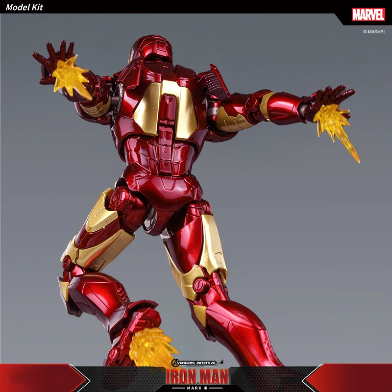Action Figures Toy Fondjoy The Avengers Marvel Iron Man MK3 Fondjoy Assemble Toy Iron Man Model 15cm ABS Material 1/12 Scale Action Figures Toy Boy Bi