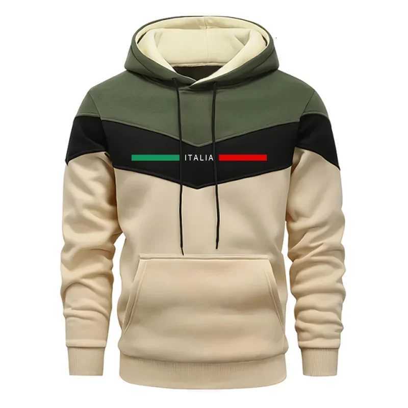 Autumn Winter Men Sporty Jogger Set Hoodies Sweatshirt Casual Urban Fashion Tracksuit Hooded Sweatpants Italy Printed OutfitsT251101