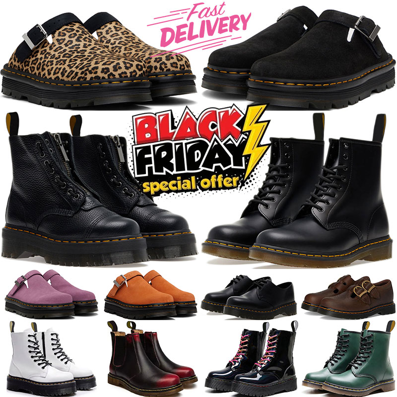 Designer marteens martin martines boots women woman winter Autumn boots black winter fur bottes heel botte sneakers luxury over the knee snow platform booties