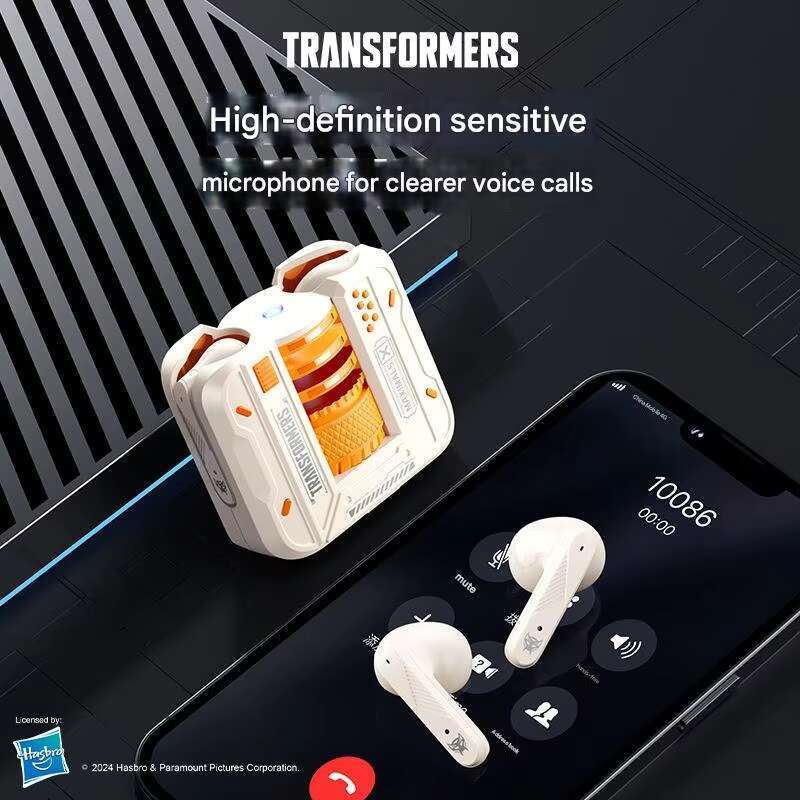 Original Transformers Premium Earbuds Wireless bluetooth Sport Gaming Cool RGB TWS Handsfree Earphone 2025
