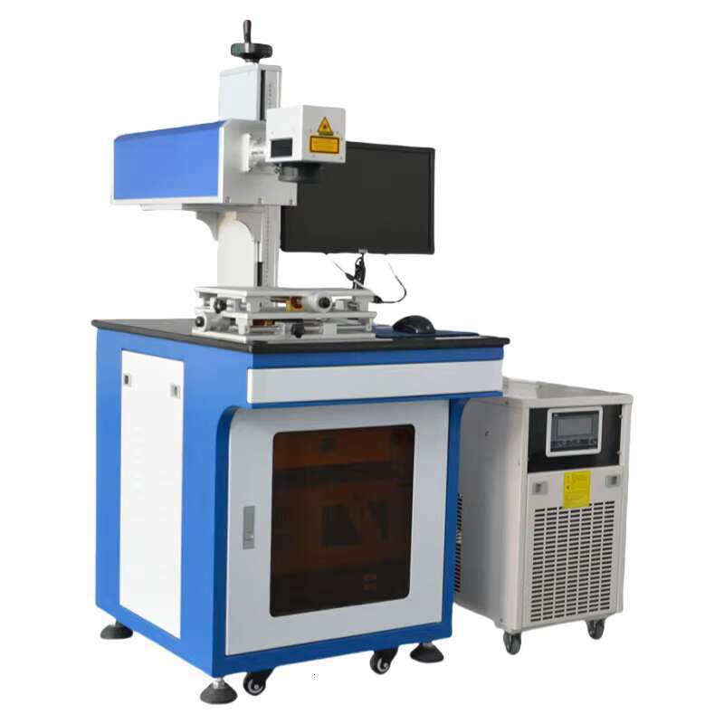 UV-10 10W UV Laser hine 355nm with 150mm Lens Water Chiller for Marking Bluetooth Headphones