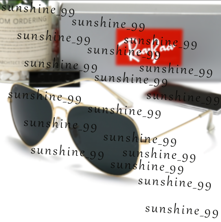 Men Sunglasses Classic Brand Retro women Designer Eyewear Metal Frame Designers Sun Glasses Woman 3025 glass lenses Glasses accessories