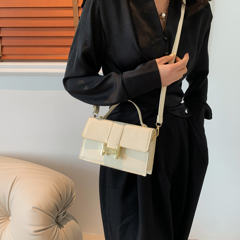 designer Popular texture women's New armpit small square H buckle single shoulder crossbody bag
