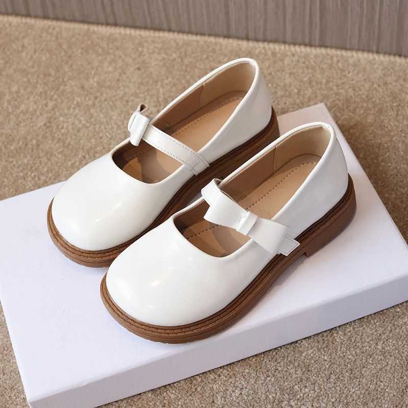 Children Shoes Simple Elegant Soft Soled Princess Shoes Trendy Designer Girl Mary Jane Casual Leather Shoe Zapatos Princesa NiaT251101