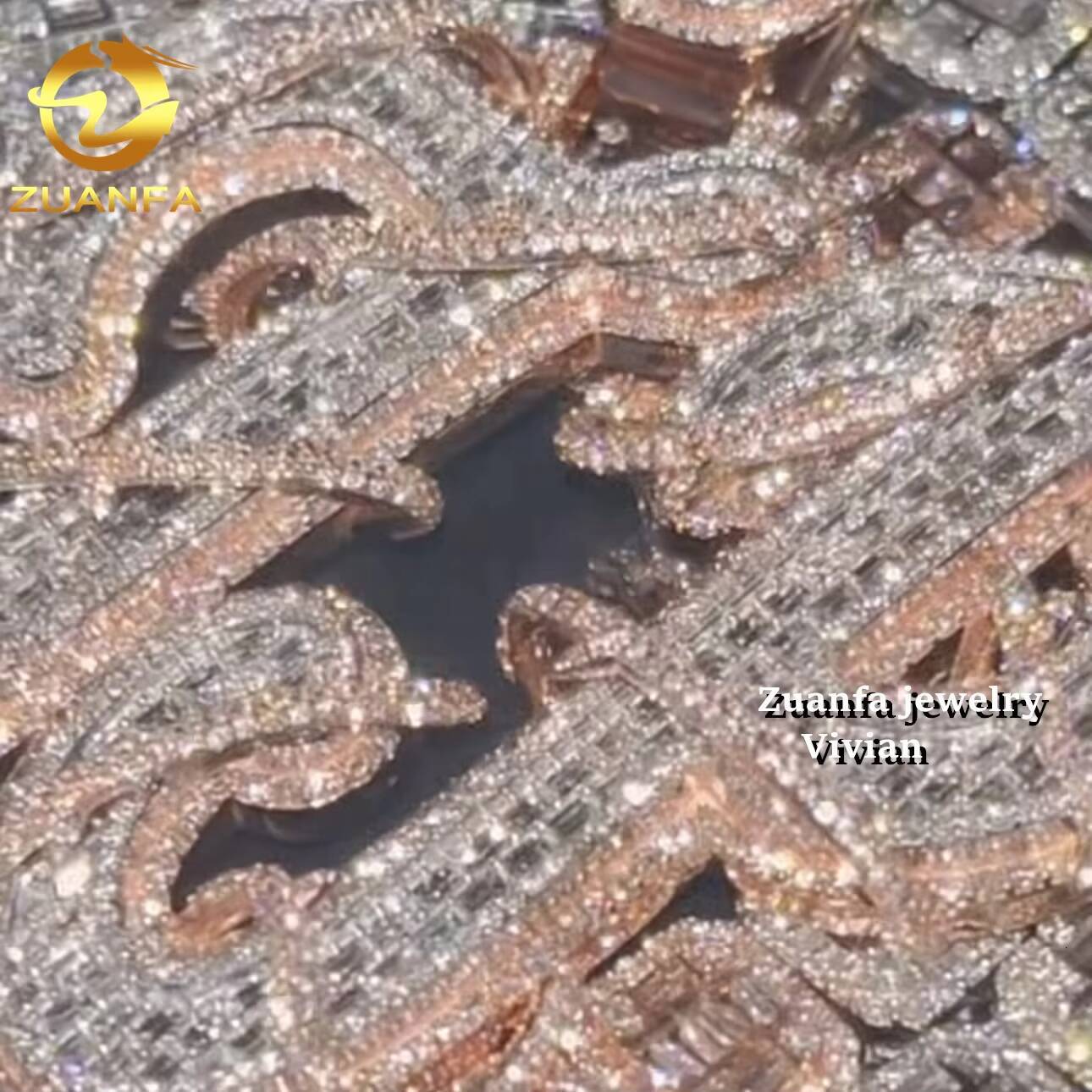 Custom Hip Hop Pendant Luxury Iced Out VVS Moissanite Siler 925 Fashion Custom Letter Pendant