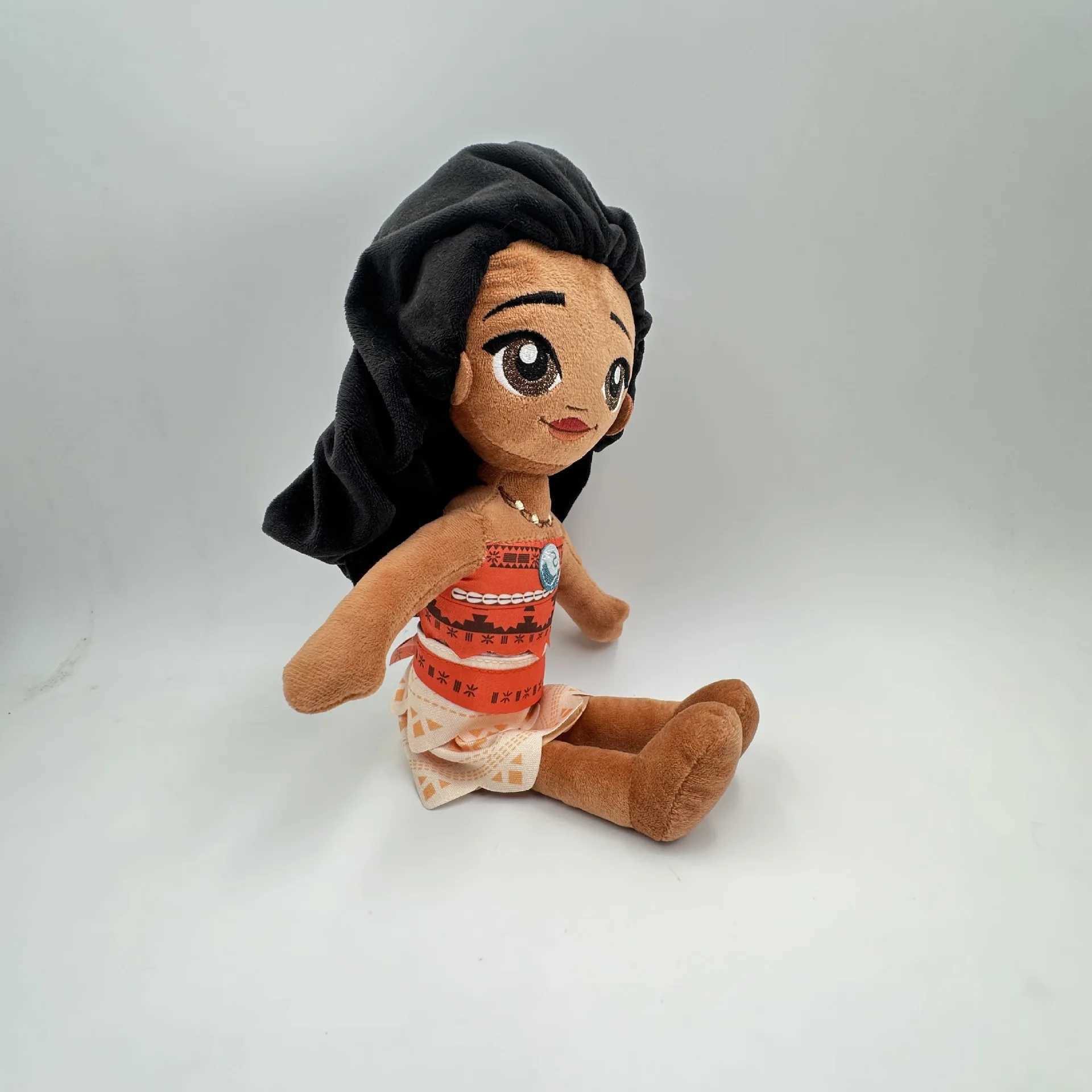Disney 20-35cm Disney Movie TV Moana Pet Pig Pua Maui Heihei Stuffed Animal Cute Pepa Cartoon Plush Toy Childrens Birthday Gift Y250401