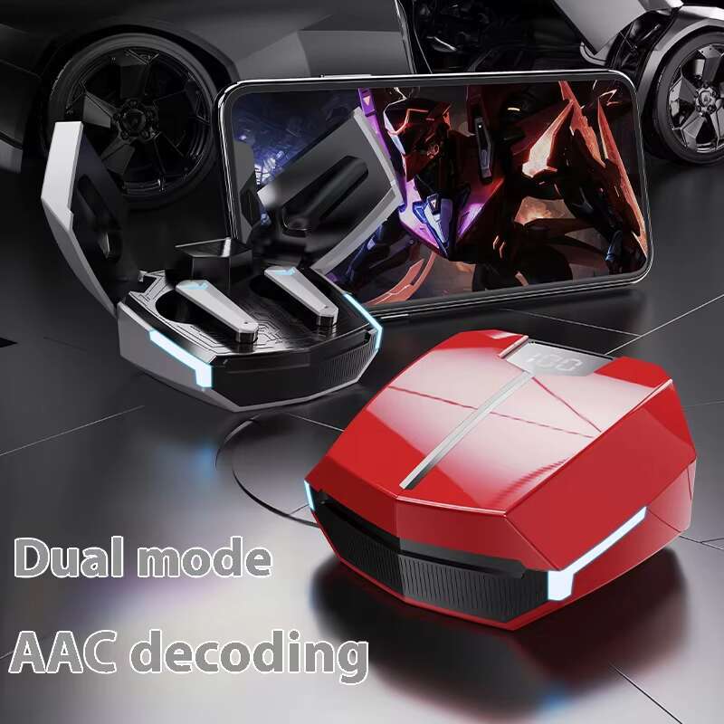 Electric Compeon Wireless for Bluetooth Earphones Headphones TWS Digital Display Low Delay Cool Noise Cancelg
