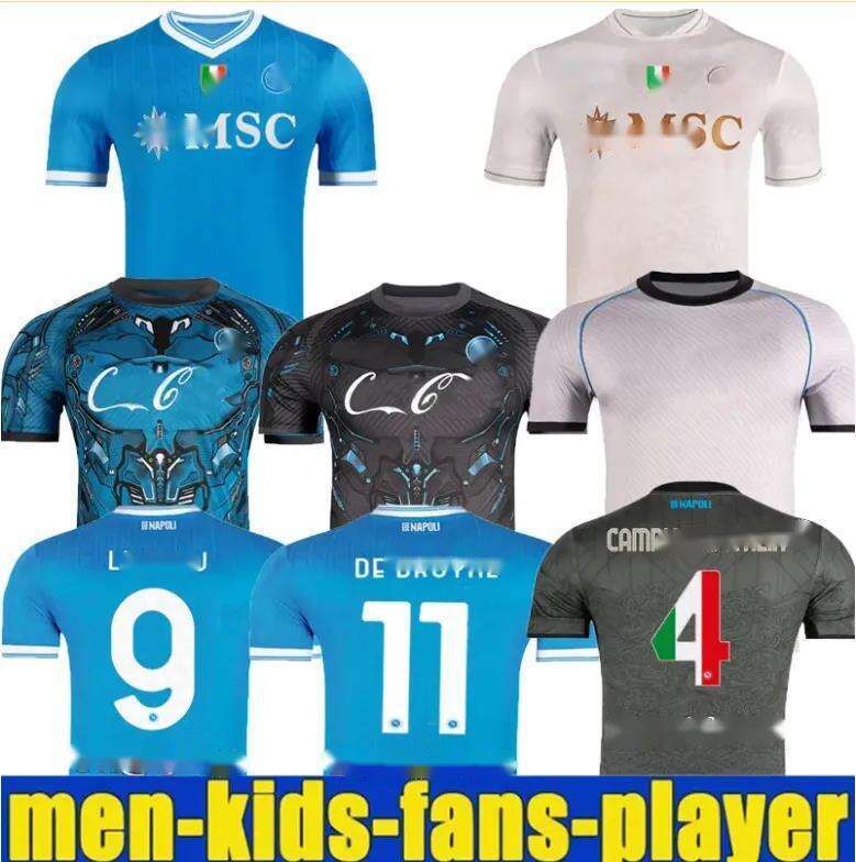 Gutierrez 2025 2026 season Napoli HOme and Away fan player football shirt boystop Tshirt Meretti Lorenzo Elmas S Napoli football jersey Neres 4XL