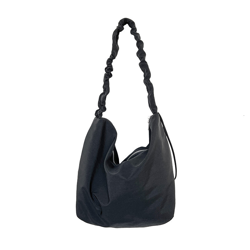 Tote Bag Women's Fashion Large Capacity Tote Bag Pleated Nylon Design Bag