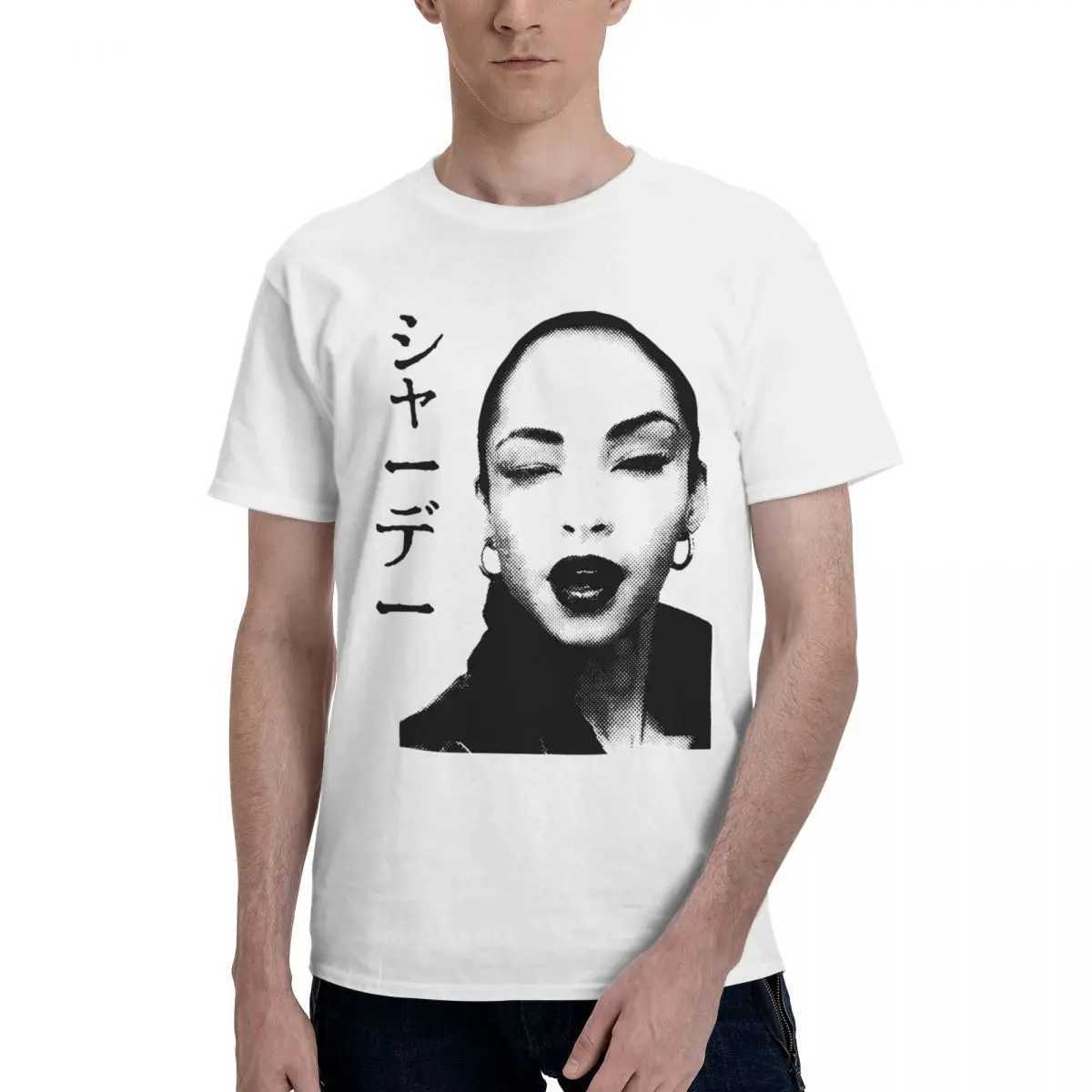 Men T-Shirts S-Sade Adu Singer Vintage 100% Cotton T Shirt Short Slve T Shirt Crewneck Clothes Plus SizeC250331