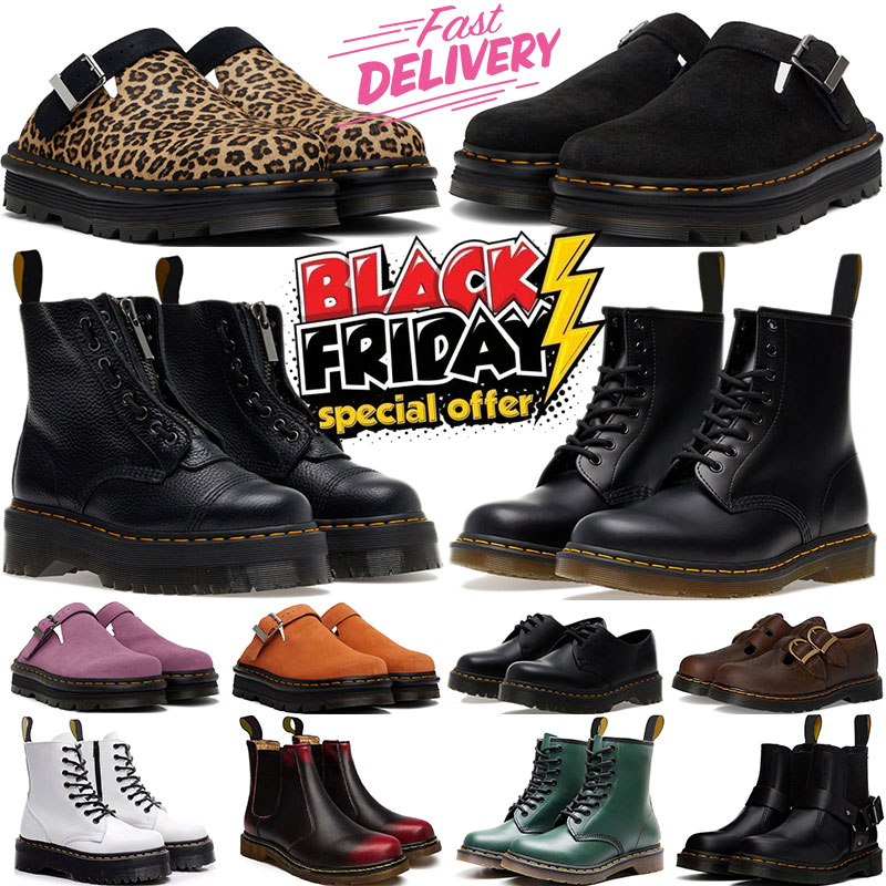 Designer Boots Womens Mens Boot Ankle Mini Platform Booties Yellow Low Top Leather Winter Snow Booties OG 1460 Smooth Oxford Bottom Warm Shoes