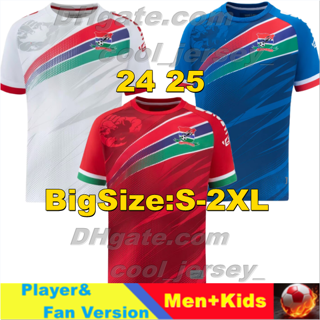 2025 Gambia national football team Soccer Jerseys 25 26 BARROW MINTEH SIDIBEH FADERA ADAMS CEESAY CEESAY SOWE GAYE Men Uniforms Player Version Football Shirts