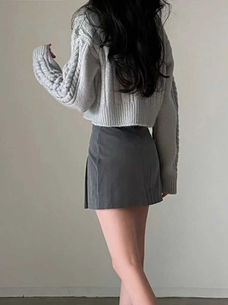 New Fahsion Zipper Long Sleeve Knitted Cardigan Women Sweaters Autumn Winter Slim Elegant Womens Sweaters Coat Winter ClothesT251101