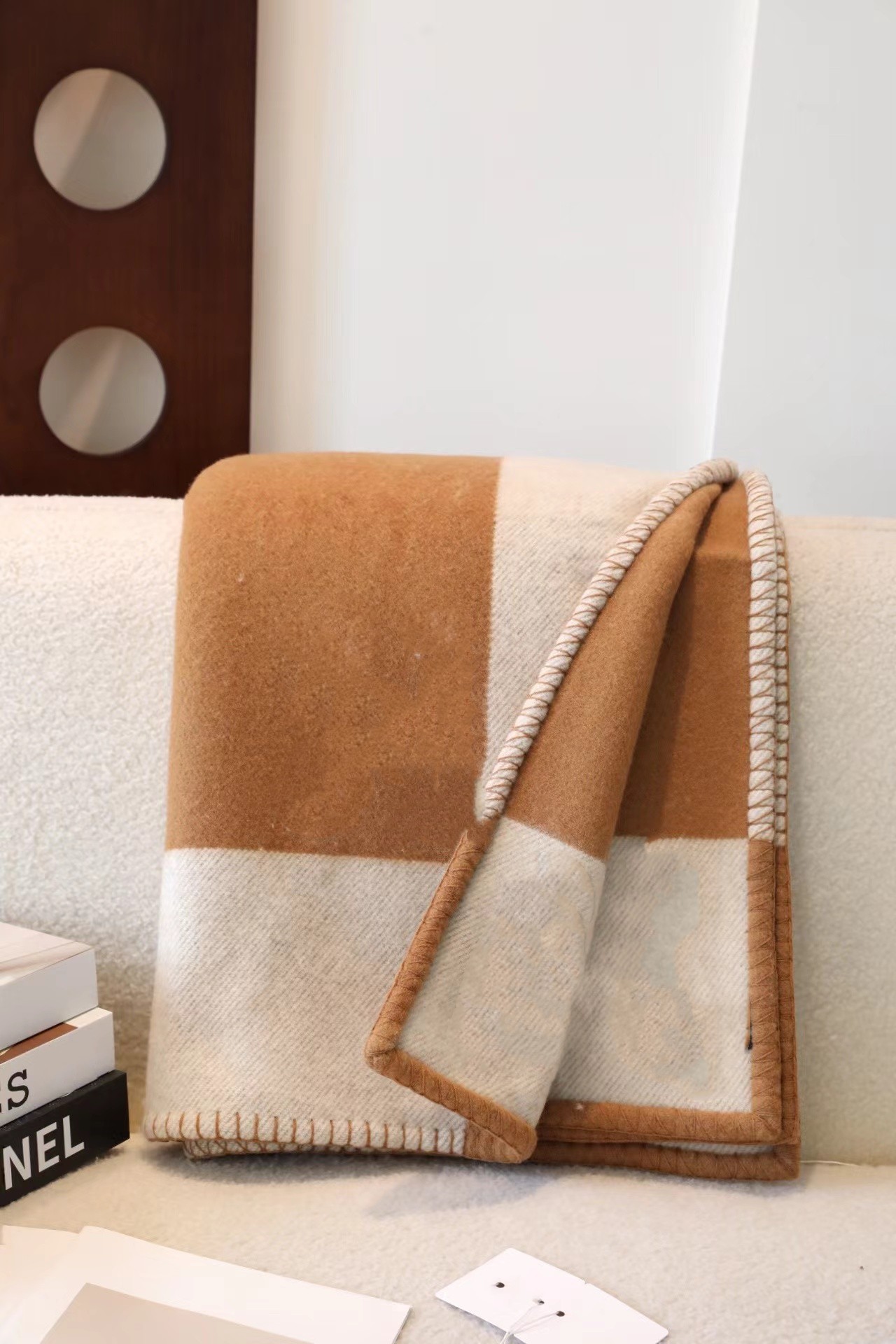 Thick Home Sofa good quailty camel blanket TOP Selling beige orange black red gray navy Big Size 145 175cm Wool