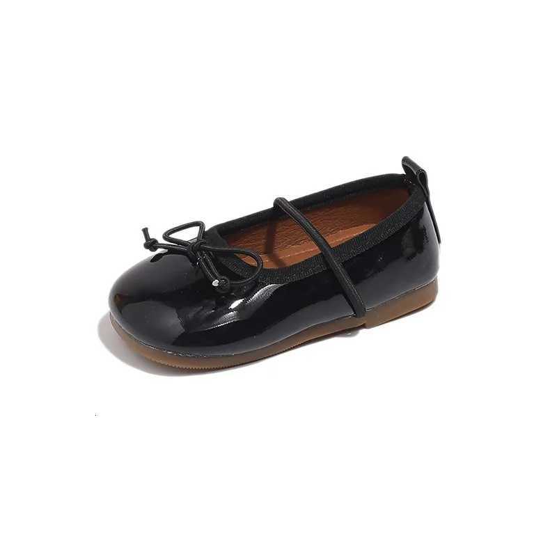 Girl Princess Shoe 2025 Autumn New Shallow Mouth Kids Leather Shoes Fashionable Versatile Soft Sole Girls Casual Shoes ZapatosT251101