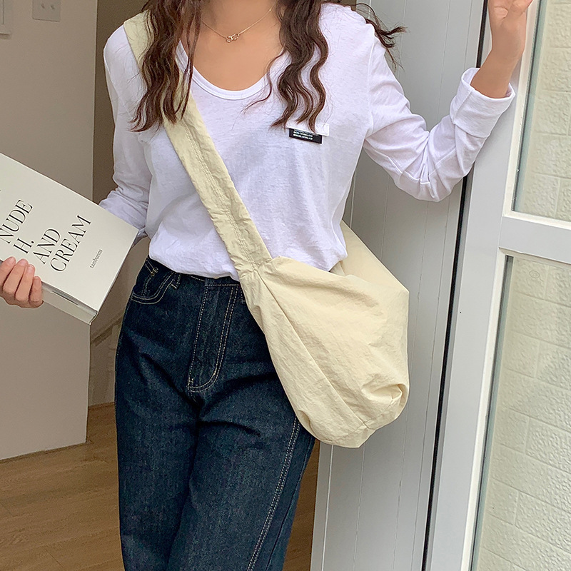 Design Tote Bag Female Casual Large Capacity Dumpling Bag Commuting Dual-use Student Crossbody Shoulder Bag