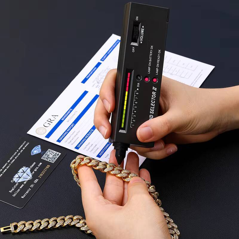 Drop Shipping Moissanite Jewelry 12mm 925 Silver Moissanite Cuban Link Chain Lab Grown Diamond Necklace