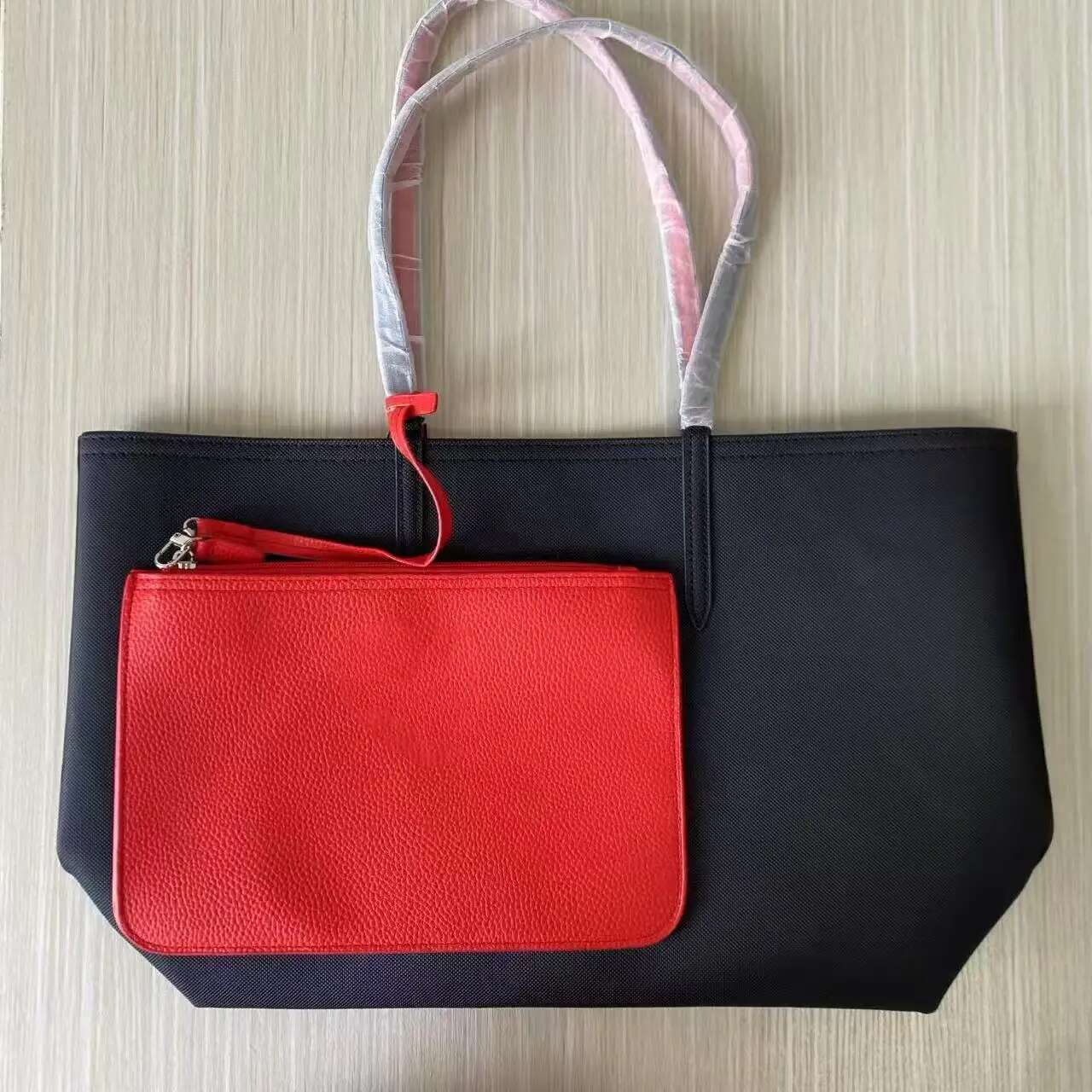 2025 New Elegant 2 PCS Women's Handheld Double Sided Bag Fashionable And Simple Portable Shoulder Shopping Bags Set