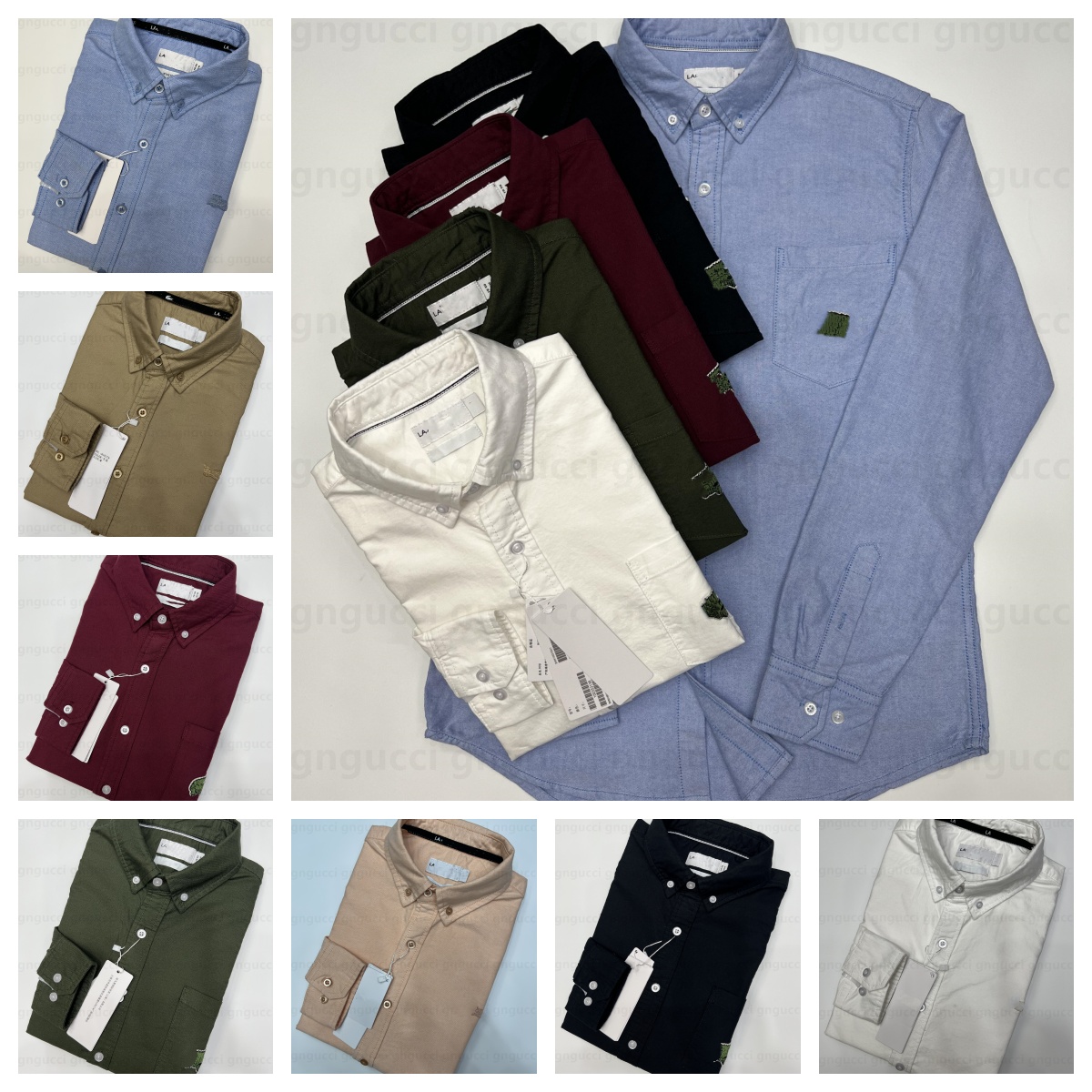 Mens Shirts Polos Classical Designers Men Polos Sweatshirt Luxury Spring Summer Lapel neck Long Sleeve Hooded Single Button Fashion Sweatshirts size M-3XL