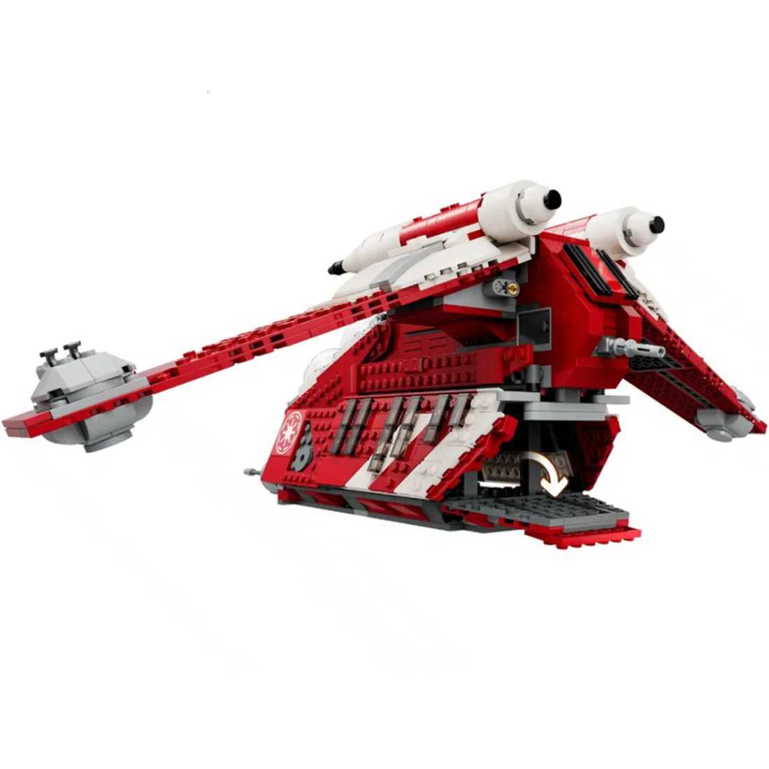 2025 New 1083Pcs Coruscant Guard Gunship Model Creative 75354 DIY Building Blocks for Children Boy Girl Adult Birthday Christmas M251101