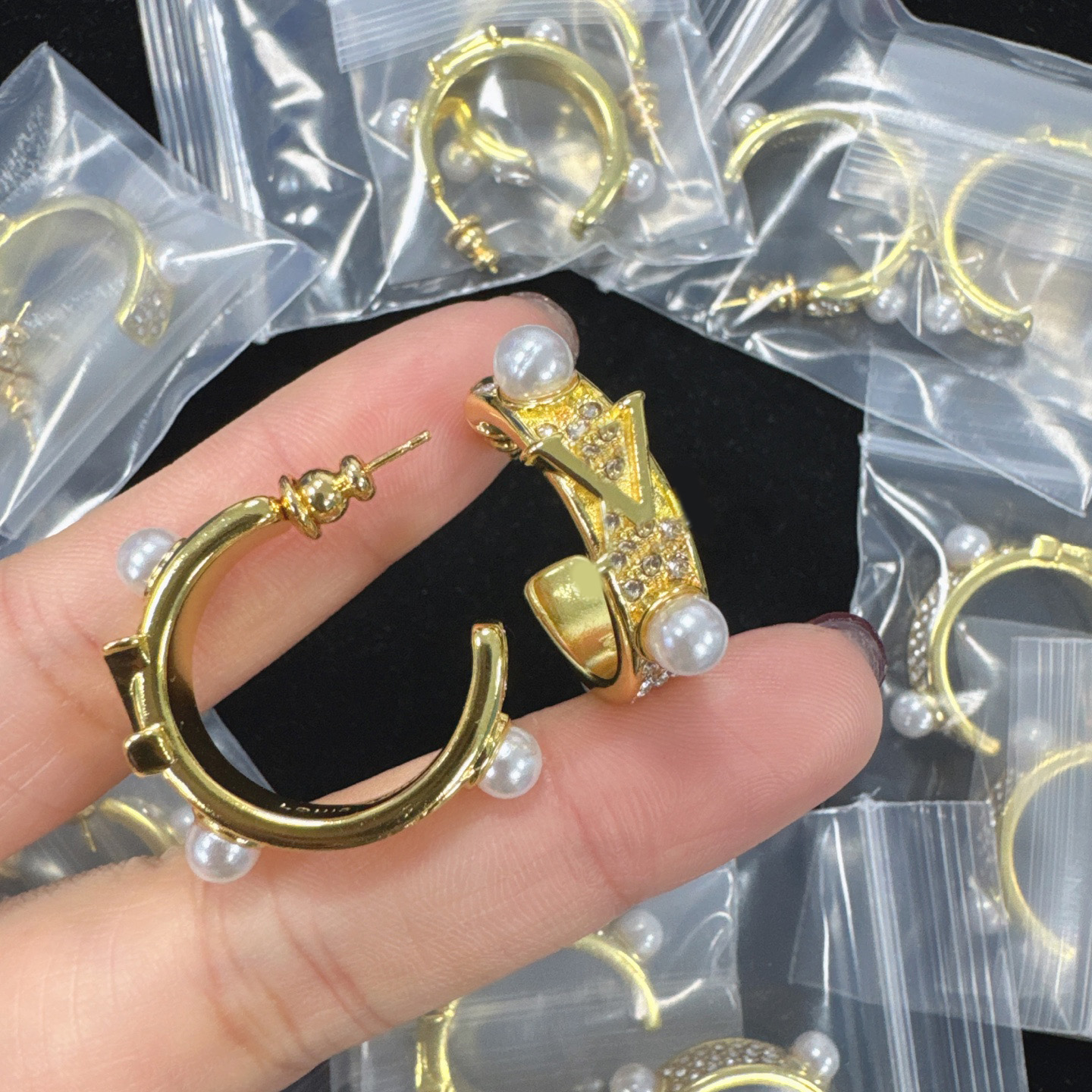 Designer Earrings Luxury Brand Hoop Earrings Big Circle Charm Earrings Gold Silver Plated Stud Earring For Women Men Party Wedding Fashion Diamond Jewelry