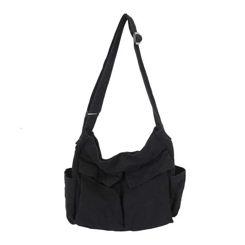 Stylish Sling bag Canvas Messenger Bag Perfect for Casual Travel Everyday Use Multi Pocket Shoulder BagW251101