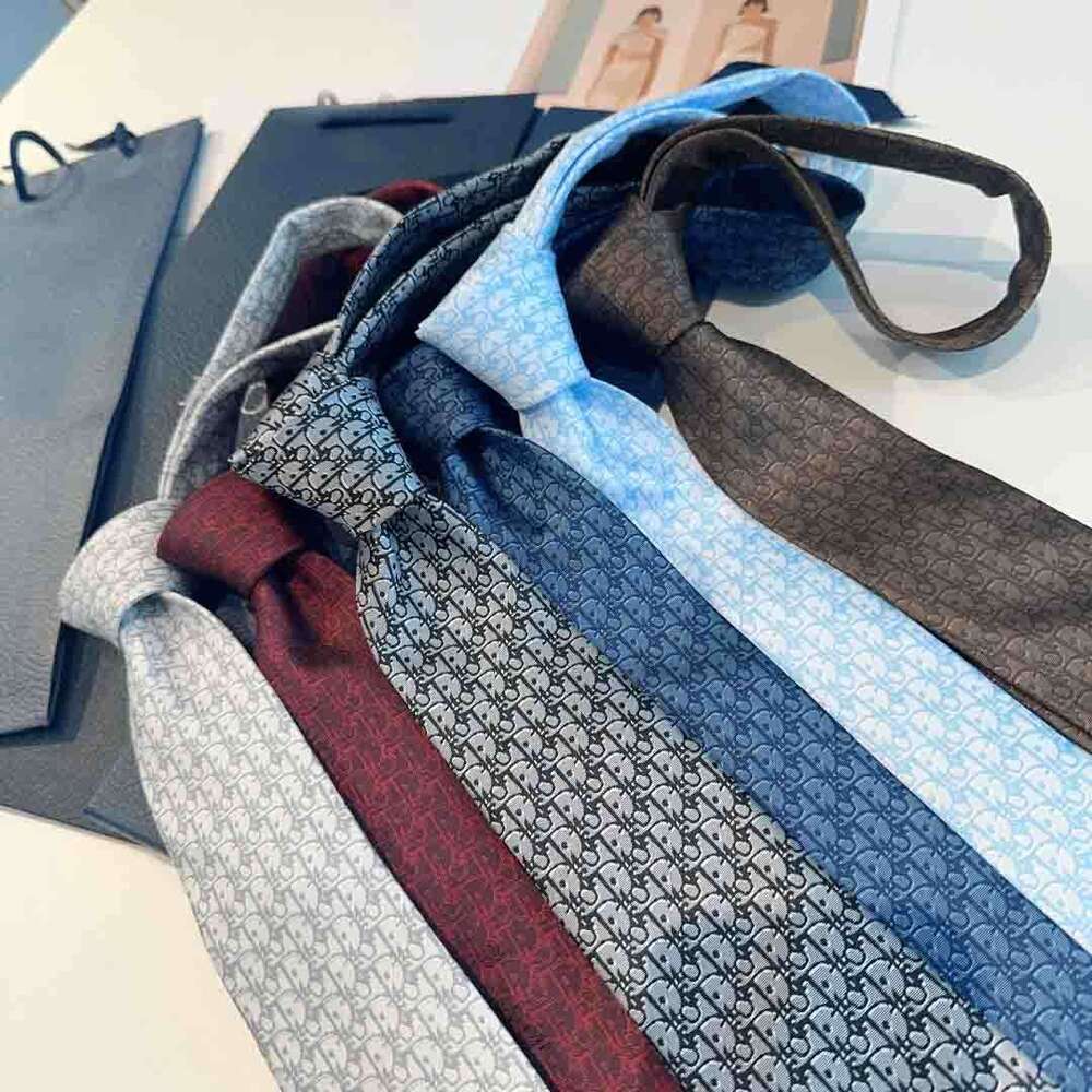 Mens Designer 2025 Fashion NEW Silk Tie Suit NeckTies For Men Necktie Wedding Business Jacquard Neck Ties Neckwear Cravate Krawatte High-end