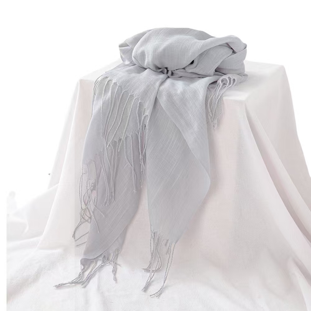 K276 Hot sale foreign trade autumn and winter style European and American pure color imitation cashmere long scarf versatile warm neck scarf monochrom