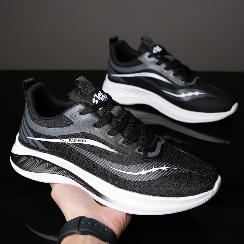 Casual Soft Sole Sports Shoes Men Summer 2025 New Breathable Mesh Fashion Running Shoes Outdoor Training Shoes free shipping