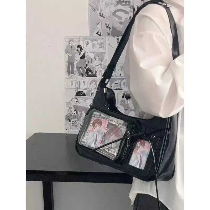 Versatile Small Card Version Itabag One Shoulder Messenger Commuting Bag For Students Anime Design WomenS Crossbody HandbagW251101