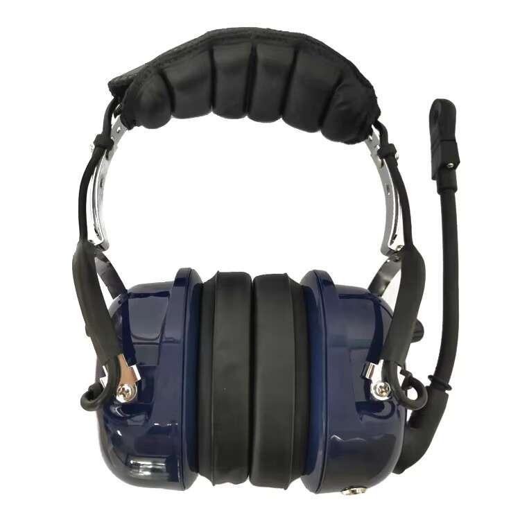 PNR Aircraft Headphones Two Way Radio Speaker Noise Cancelg Aviation Headset with Microphone for Pilot