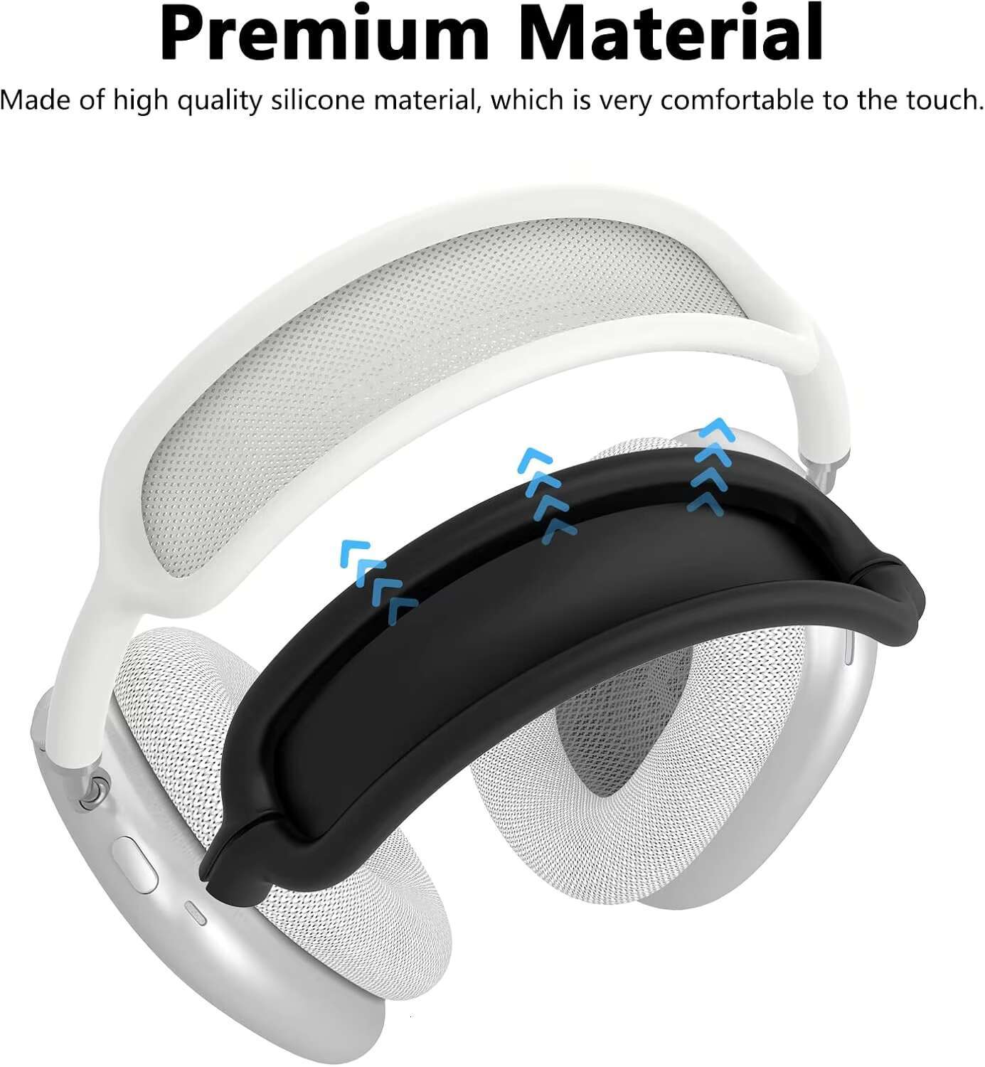 3 in 1 Silicone Case Cover for Max Headphones