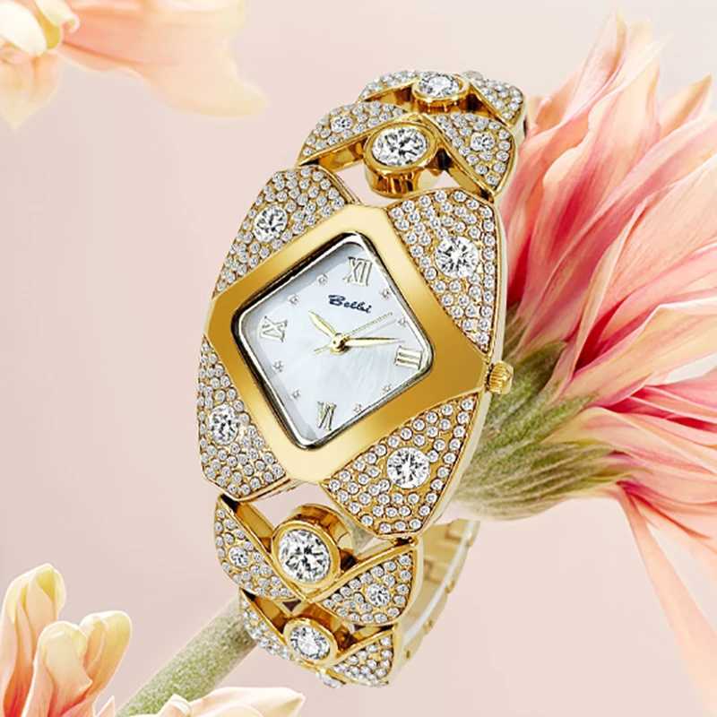 Unique Design Gold Women es 2025 New Luxury Brand Wrist es For Ladies Full Steel Women Quartz WristesW251031