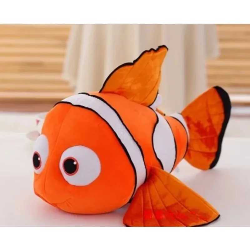 Disney Cartoon Movie Finding Nemo Plush Toy Kavay Marlin Nemo Plush Doll Soft Fill Dolly Fish Doll Pillow Boy Christmas Gift Y250401