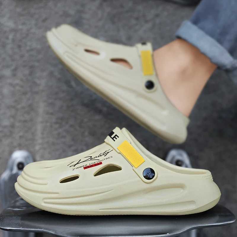 Mens garden sandals summer slippers mens casual shoes Fi luxury sandals comfortable home soft slippers 40-45XJ250401