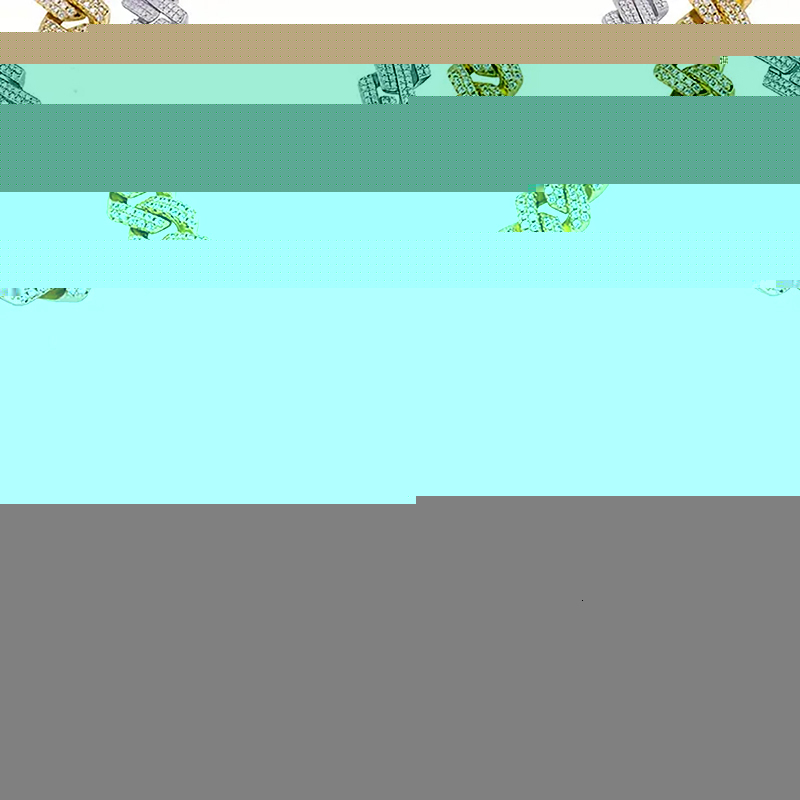 Moissanite Cuban Link Chain S925 Silver Plated 18K Gold Iced Out Hip Hop Style Certified Jewelry for Men Statement Cuban Chain