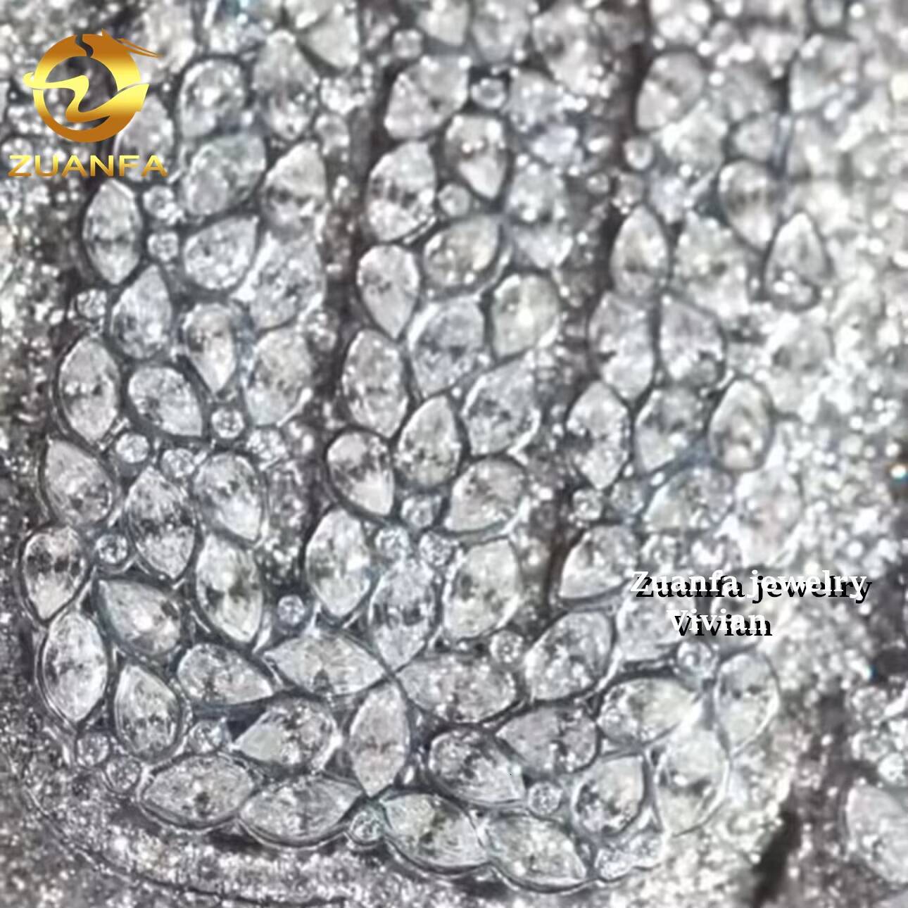 Custom Hip Hop Pendant VVS Moissanite Luxury Siler 925 Fashion Iced Out Fine Jewelry Custom Chain Pendant